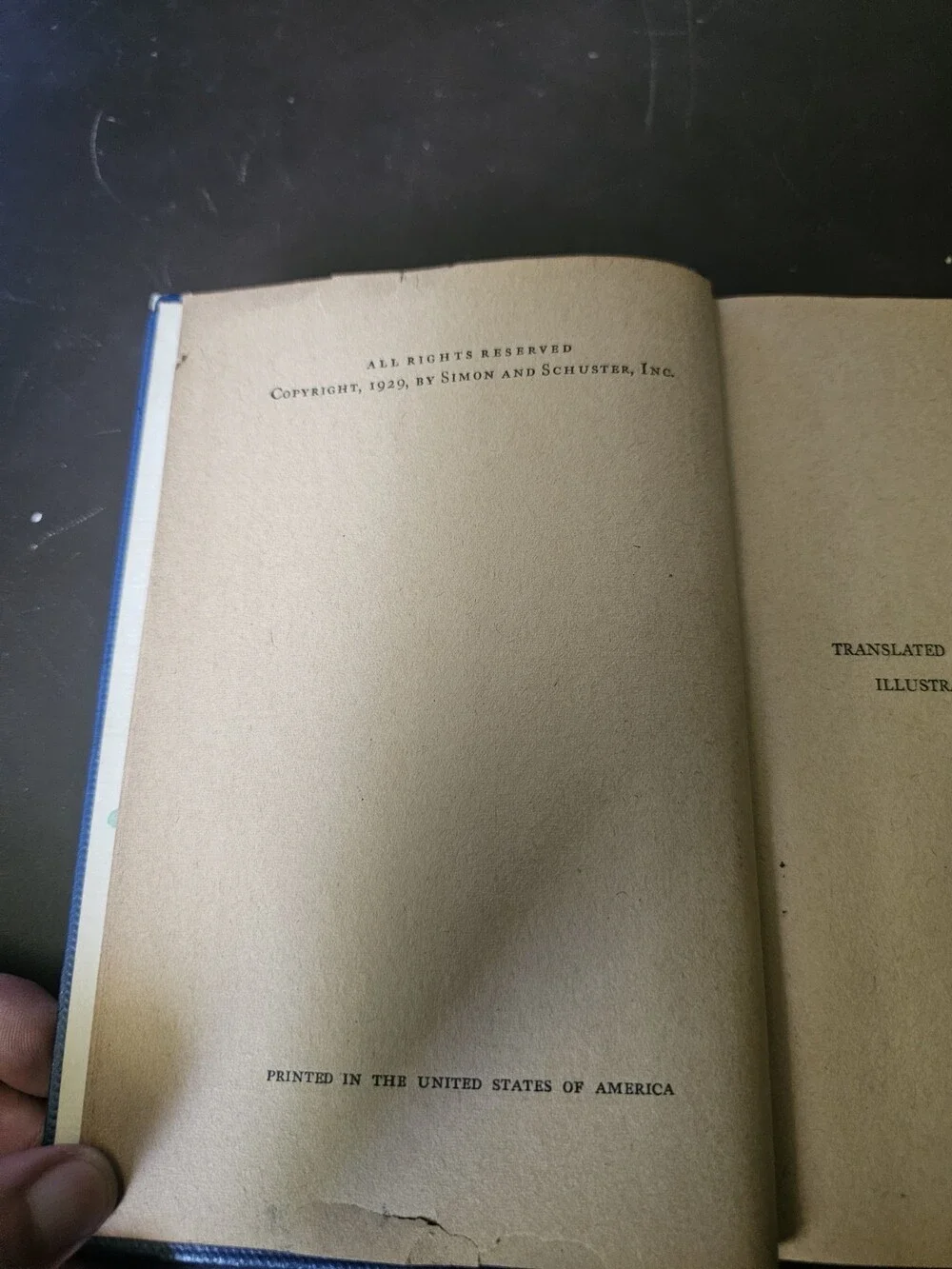 BAMBI Felix Salten Hardcover 1929 Simon & Schuster Spine Damage